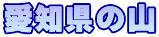 愛知県の山